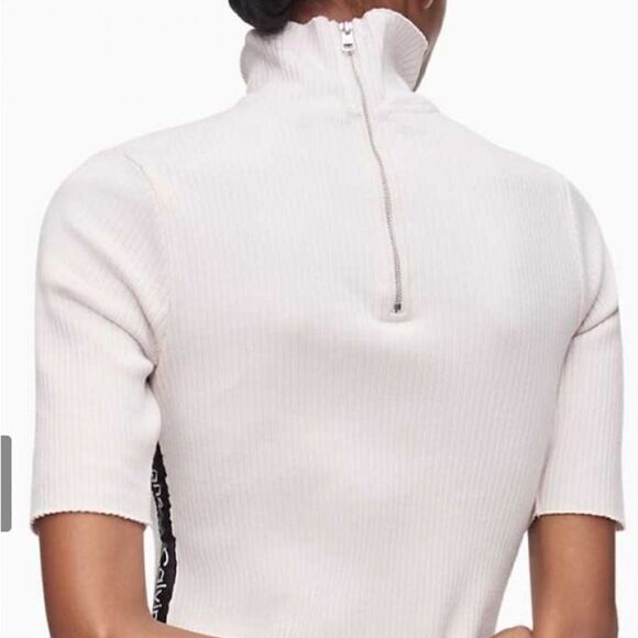 Calvin Klein ribbed turtleneck dress XS, never worn - Picture 2 of 5